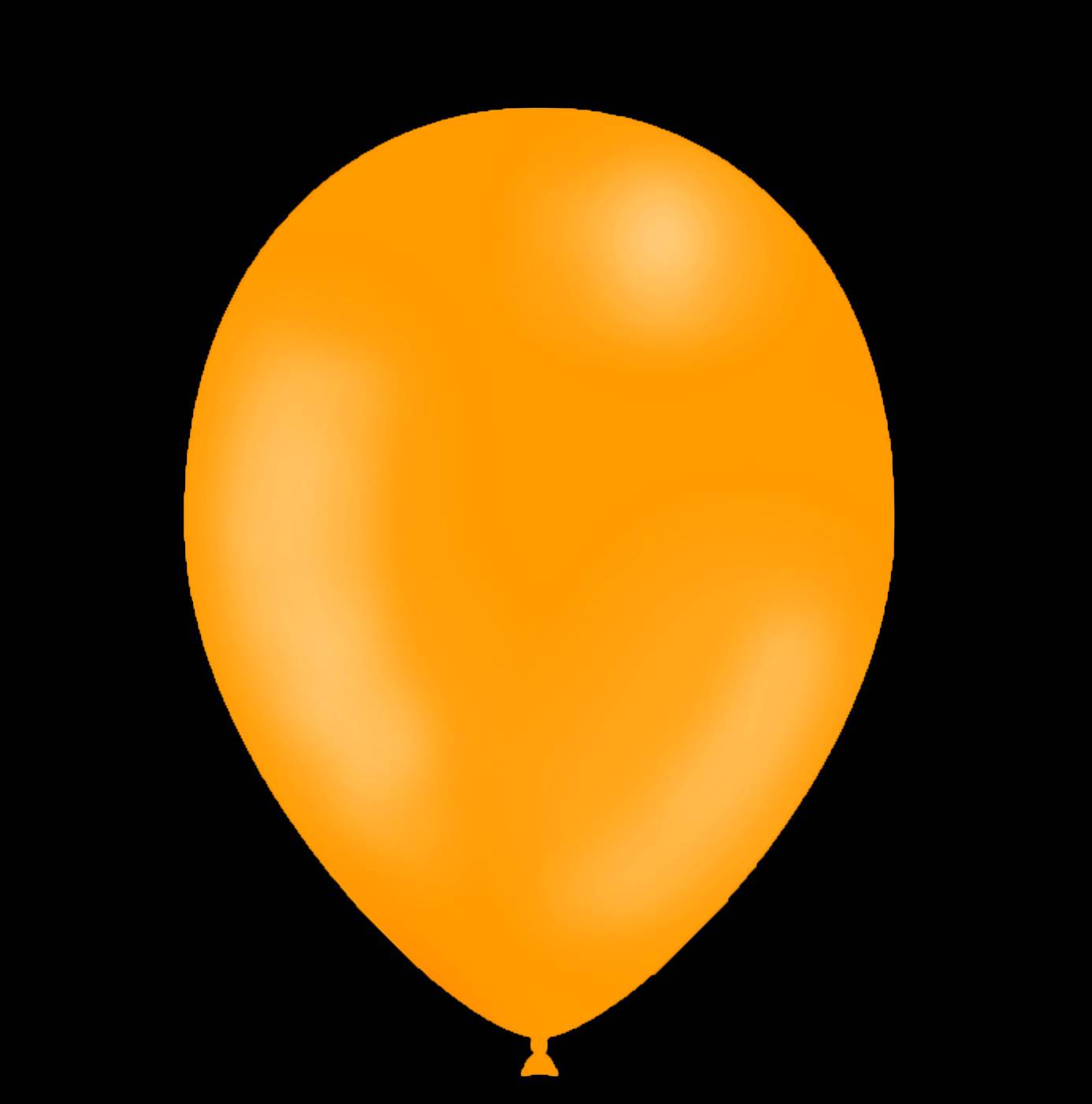 Okergele ballonnen - 28cm (25 Stuks)