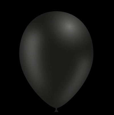 Schwarze Ballons - 28 cm (25 Stück)