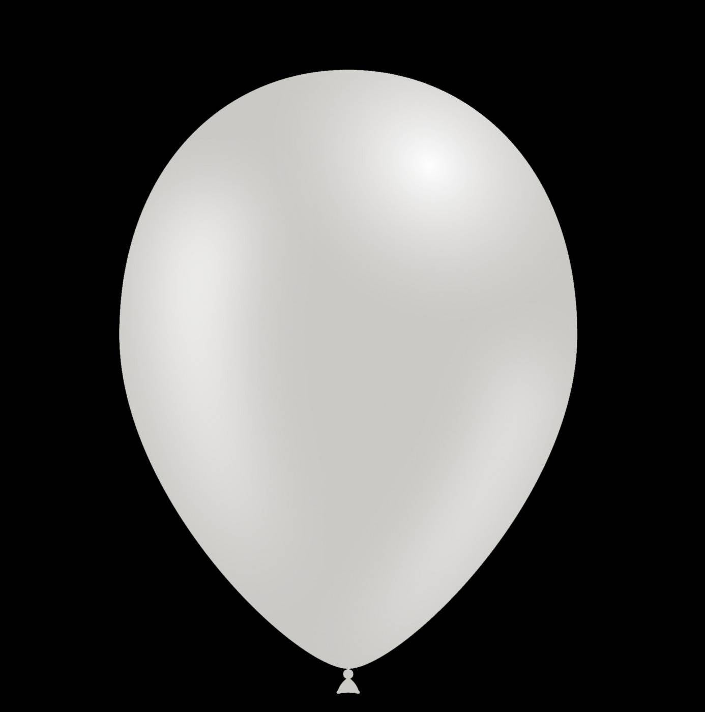 Zilveren ballonnen - Metallic - 26cm (25 Stuks)