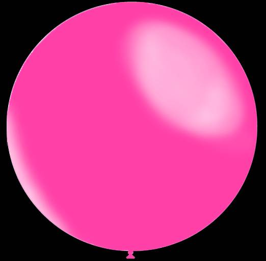 Rosa Luftballons - Metallic - 87cm