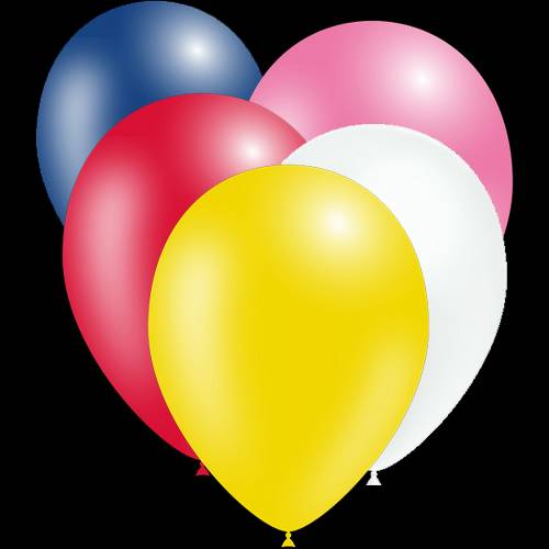 Farbige Luftballons - Metallic - 26cm (25 Stück)
