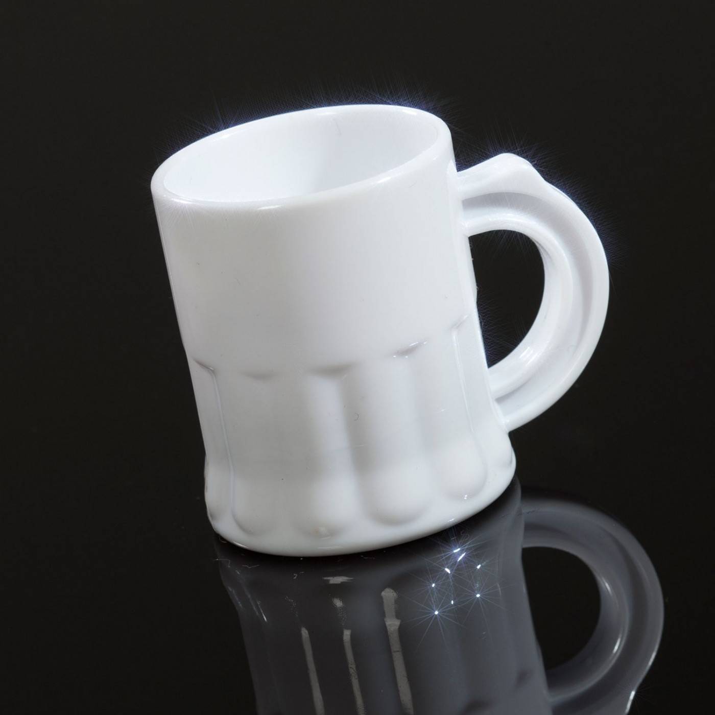 Shotglaasjes wit - 2,5cl (10 Stuks)