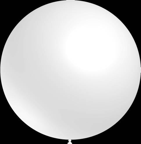 Weiße Ballons - 130cm