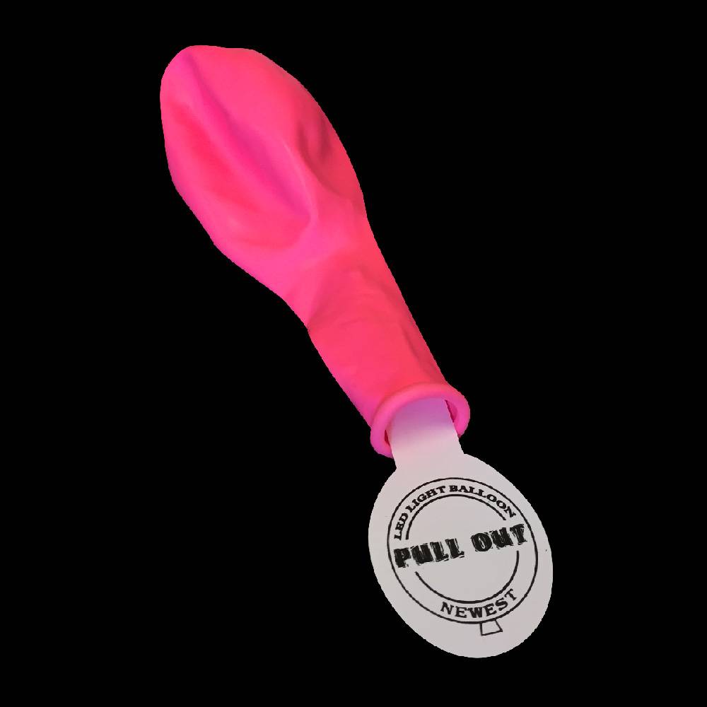 LED Ballon Roze (5 stuks)