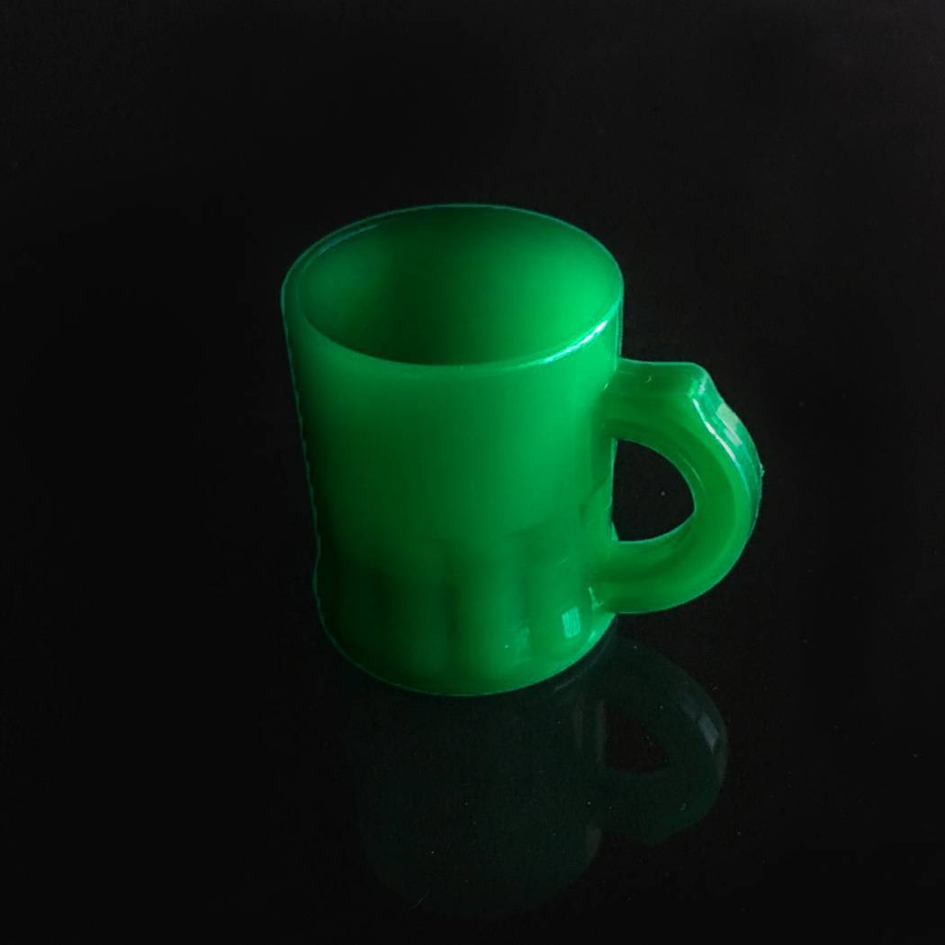 Shotglaasjes groen - 2,5cl (10 Stuks)