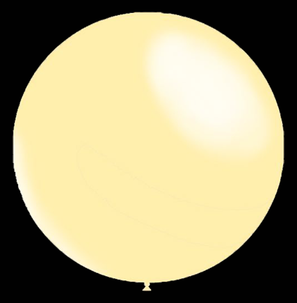 Zerbrochene weiße Ballons - 91 cm