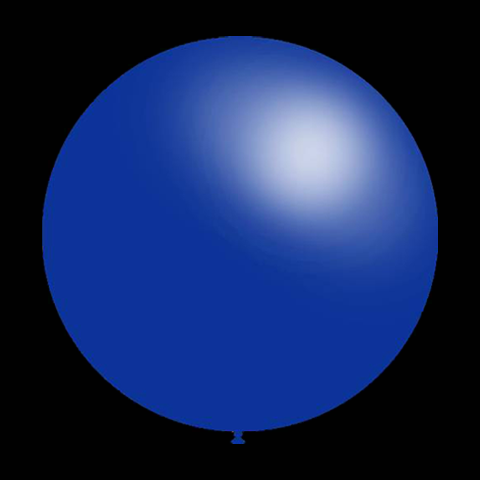 Blaue Luftballons - Rund - 30cm (100 Stück)