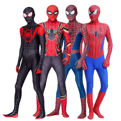 Spiderman Kostuum  - Kinderen & Volwassenen - Verschillende Versies
