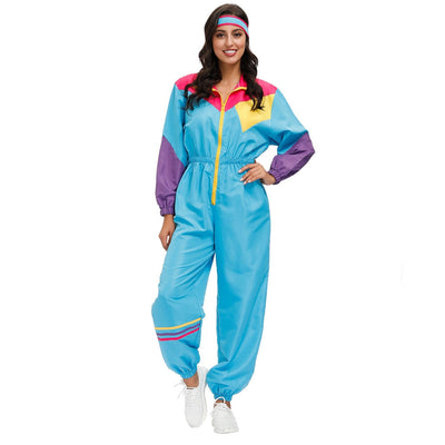 Hippie Kostuum - Voor Vrouwen - Jumpsuit + Hoofdband