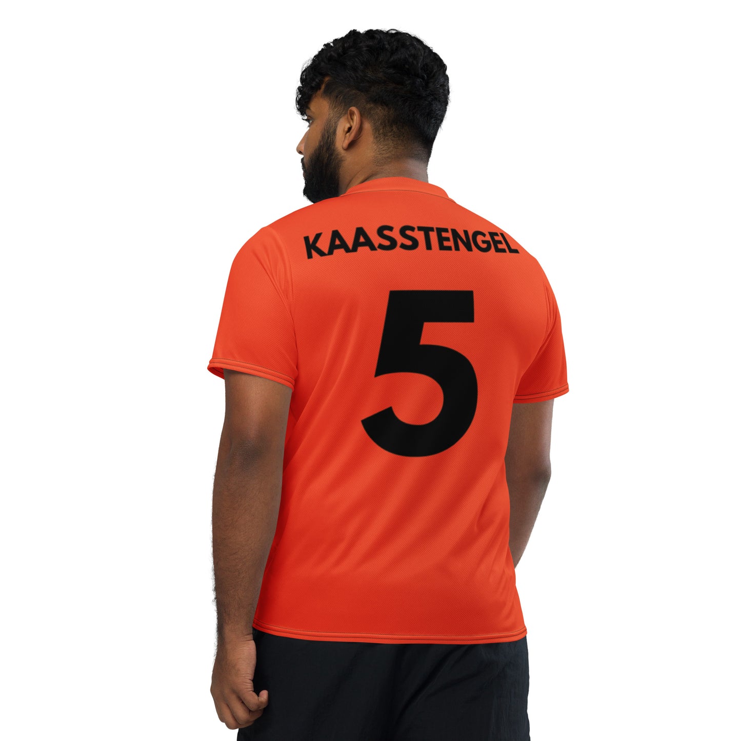 Käsestick-Fußballtrikot Orange