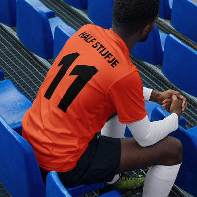 Half Stijfje Voetbal Shirt Oranje