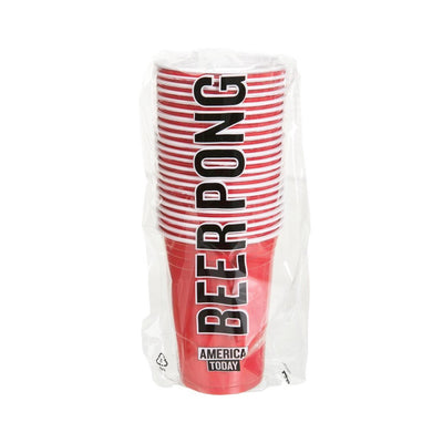 Beer Pong Set - 20 bekers, 5 ballen en spelregels