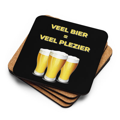 Veel Bier = Veel Plezier Bierviltje