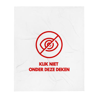 Schauen Sie nicht unter diese Decke Fleecedecke