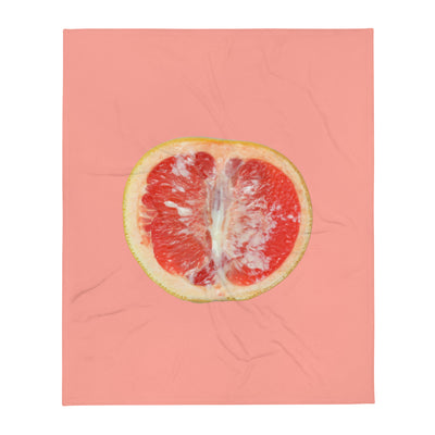 Rosa Grapefruit Fleecedecke