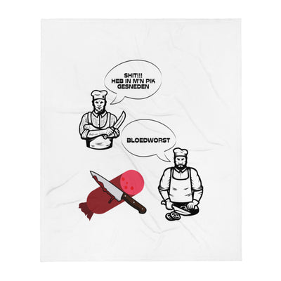 Blutwurst Fleecedecke