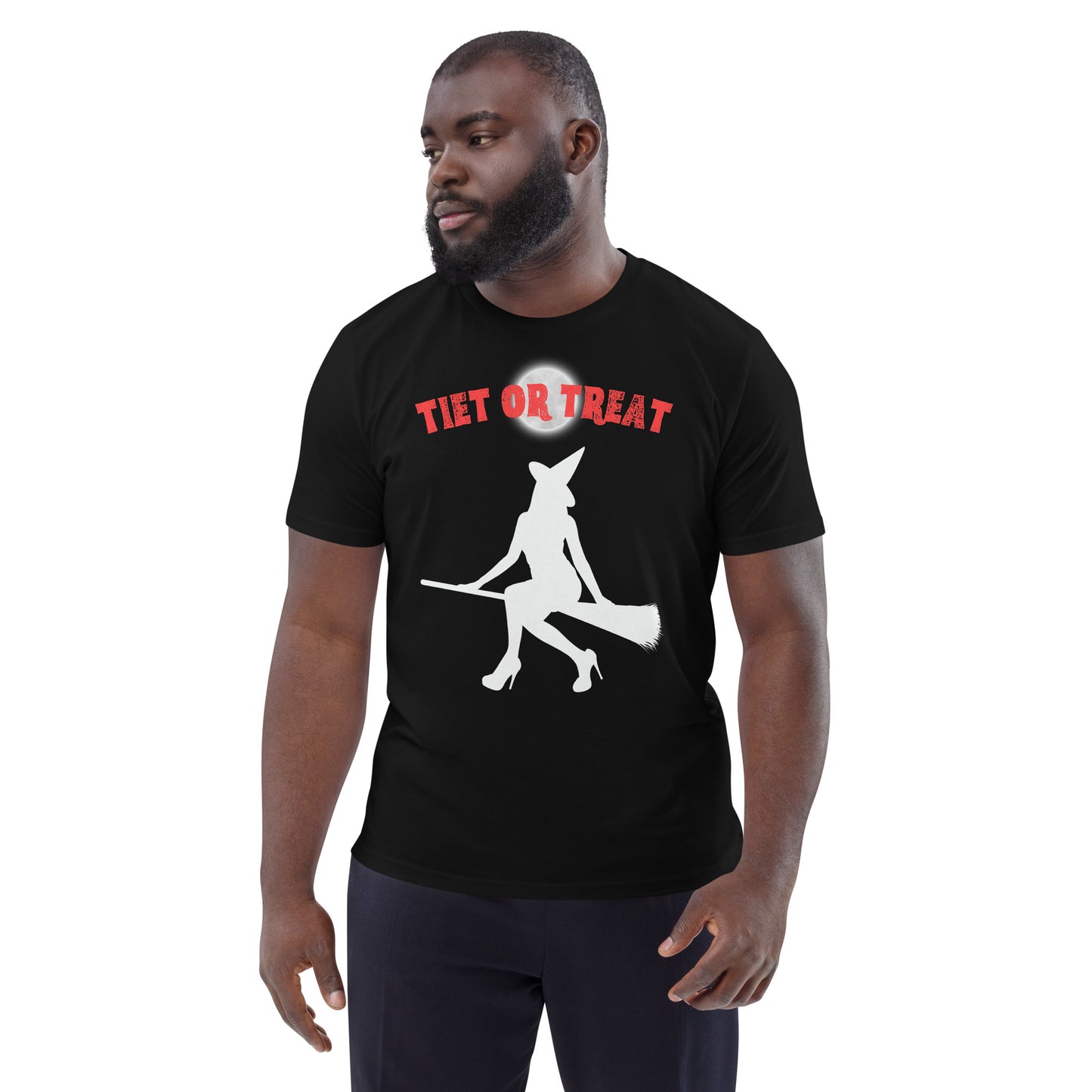 Tiet Or Treat Uniseks T-shirt