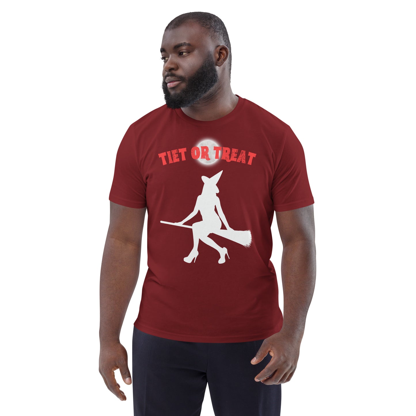 Tiet Or Treat Uniseks T-shirt