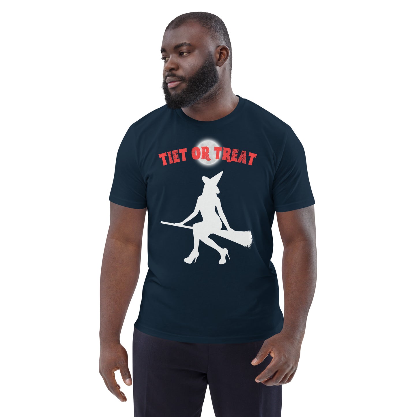 Tiet Or Treat Uniseks T-shirt