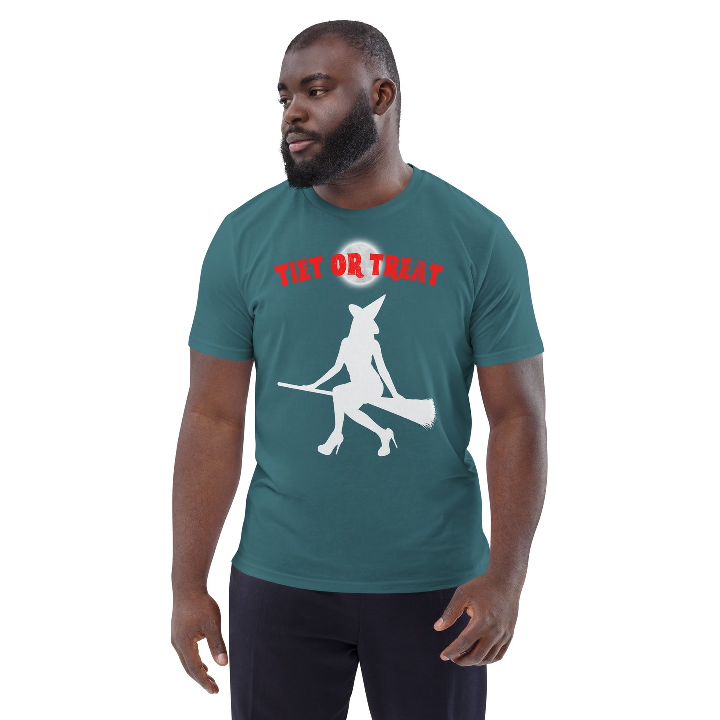 Tiet Or Treat Uniseks T-shirt