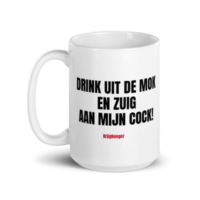 Trink aus der Tasse und lutsche meinen Schwanz