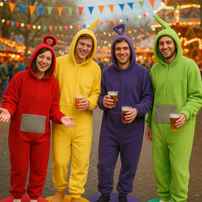 Verkleed als Teletubbie? Het Ultieme Groepskostuum voor Carnaval en Halloween!