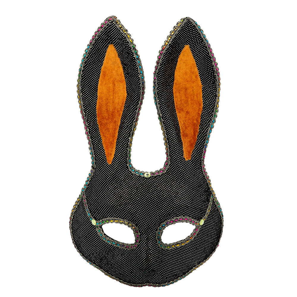 Halfmasker Mystery Bunny | Zwart