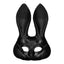 Halfmasker Mystery Bunny | Zwart