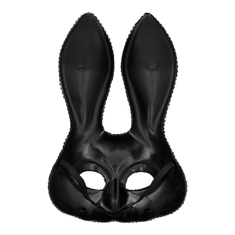 Halfmasker Mystery Bunny | Zwart