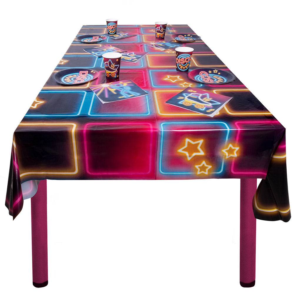 PE-Tischdecke Discofieber (130 x 180 cm)