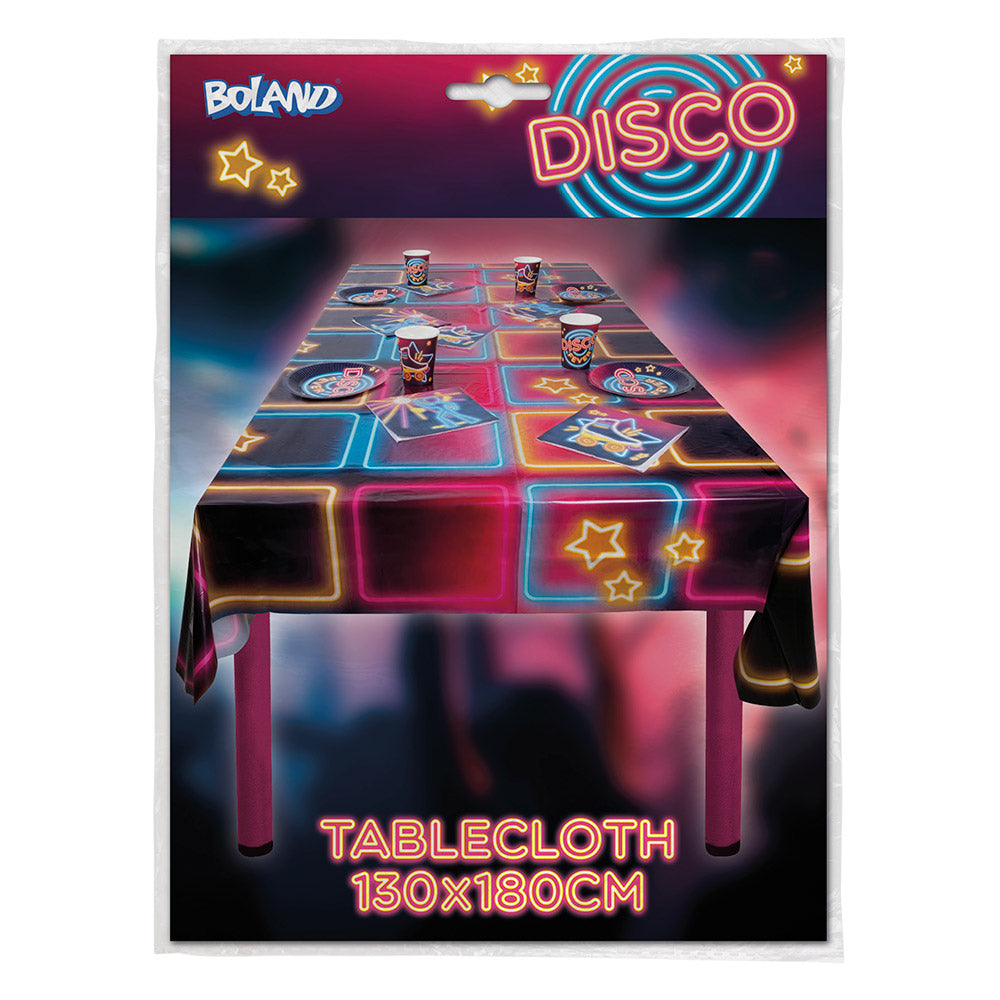 PE-Tischdecke Discofieber (130 x 180 cm)
