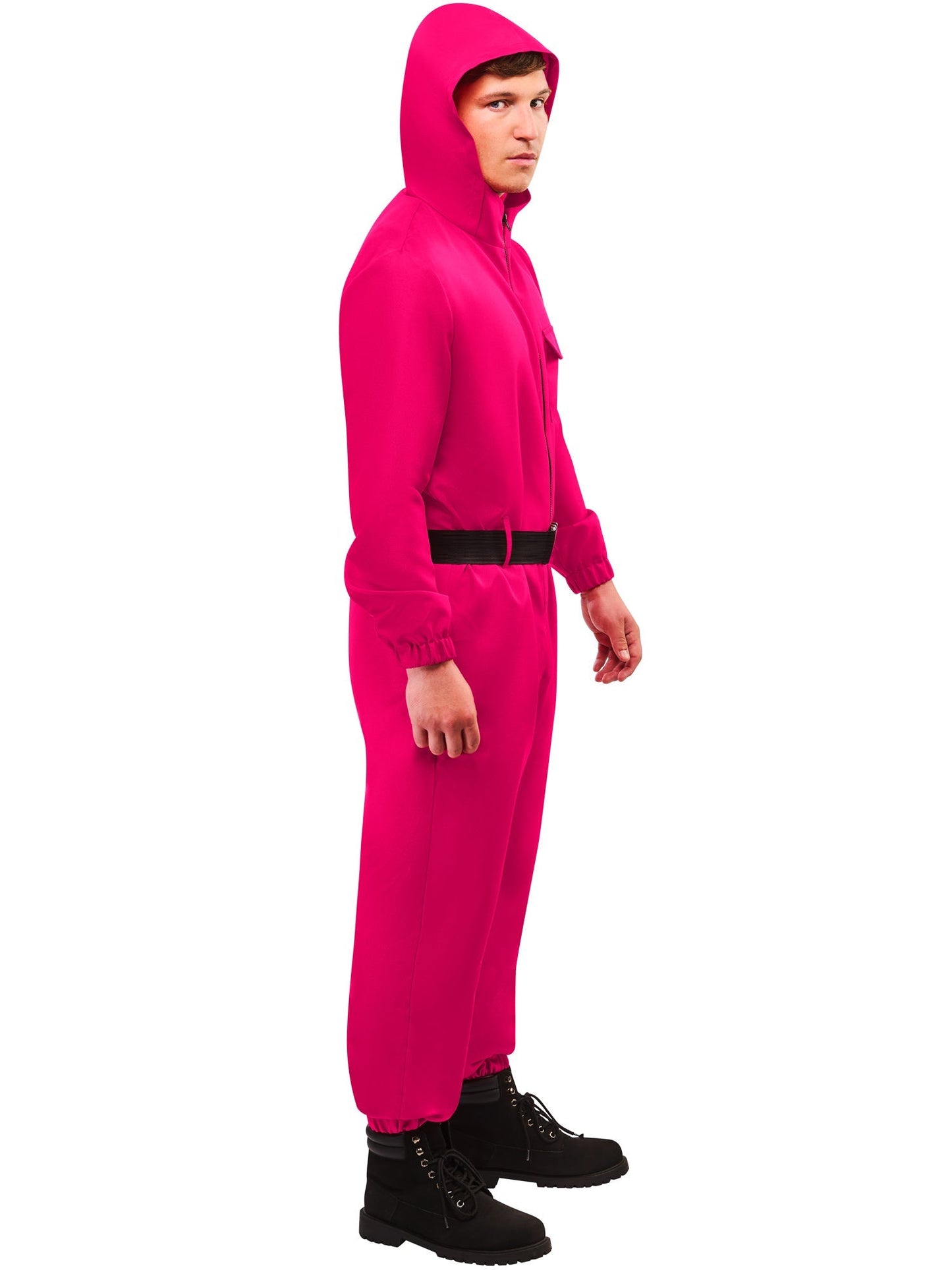 Officieel Squid Game Bewakerkostuum | Jumpsuit + Riem