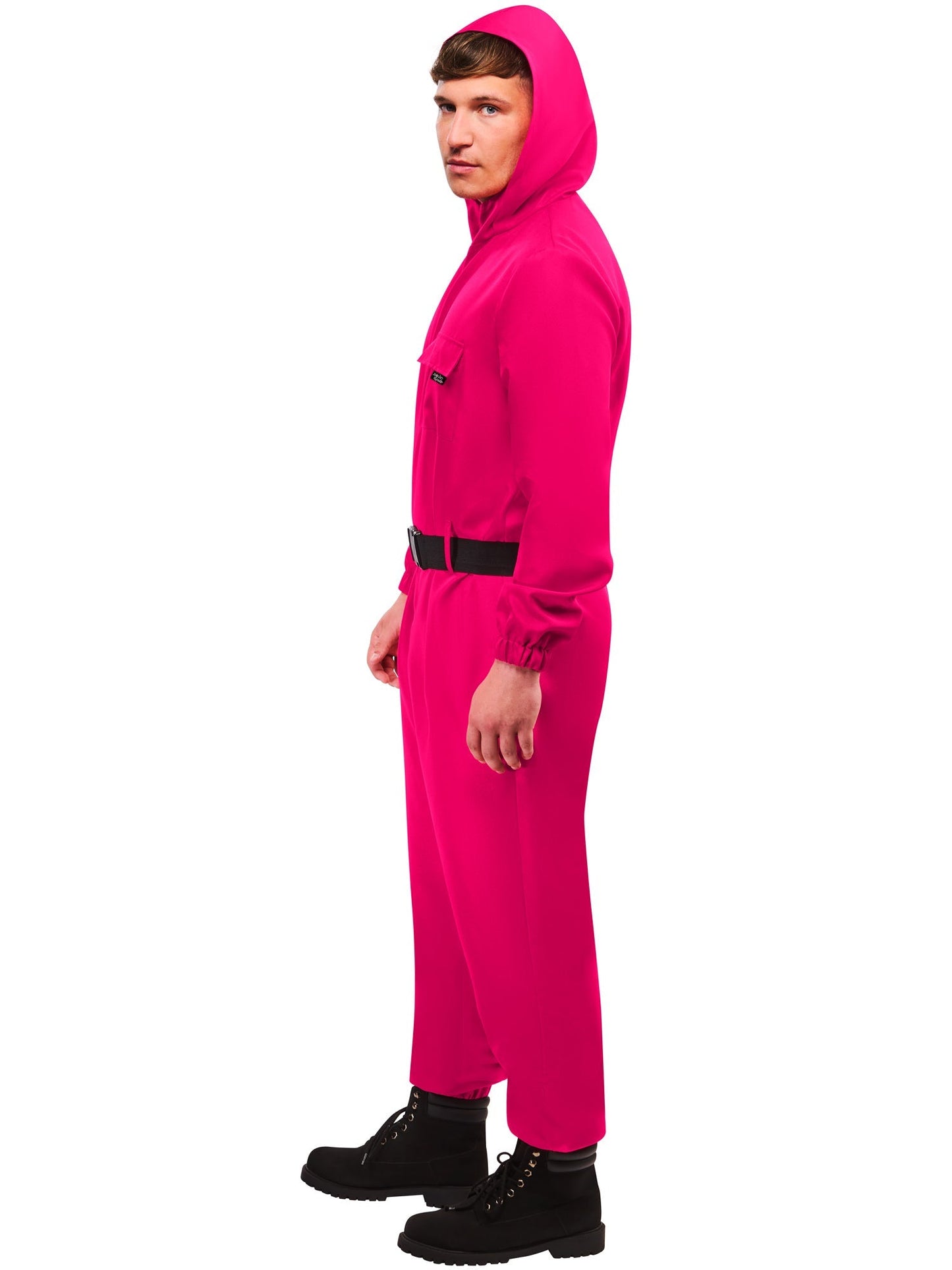 Officieel Squid Game Bewakerkostuum | Jumpsuit + Riem