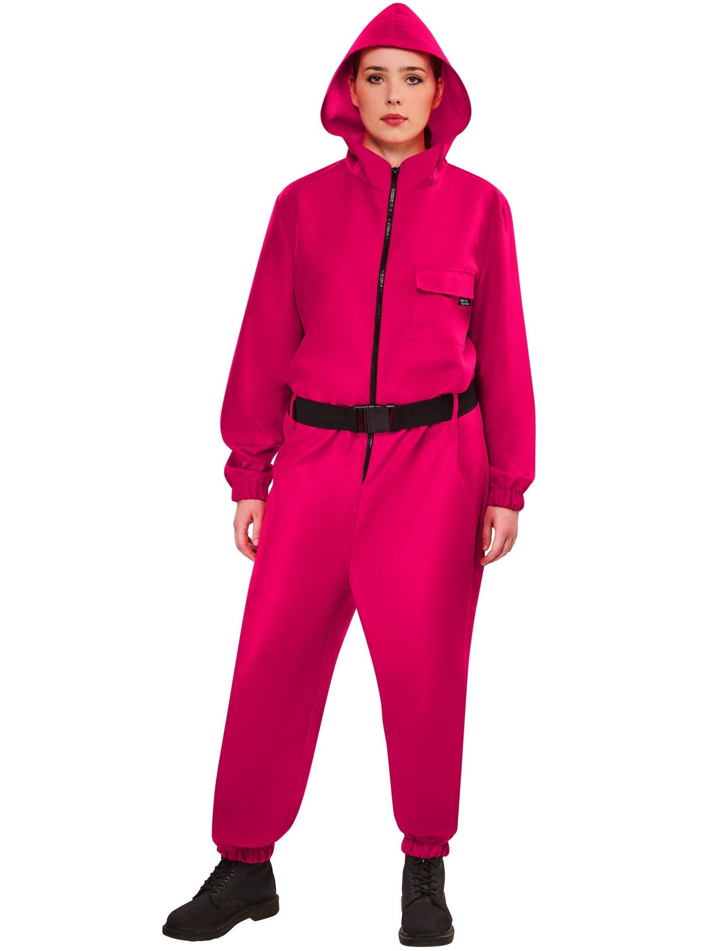 Officieel Squid Game Bewakerkostuum | Jumpsuit + Riem
