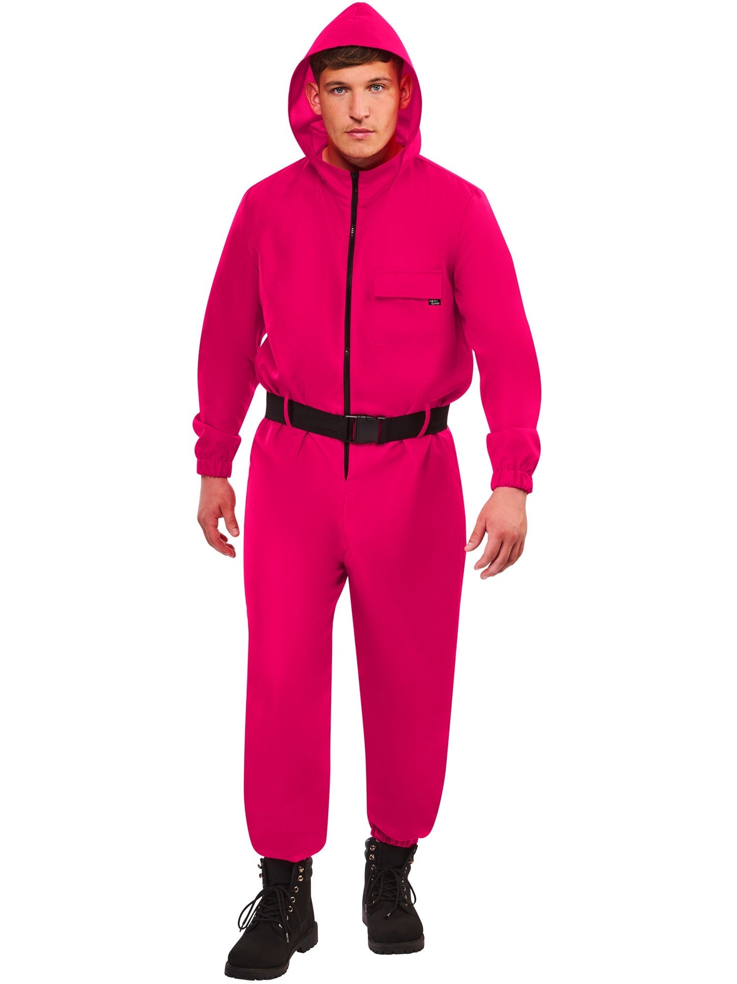 Officieel Squid Game Bewakerkostuum | Jumpsuit + Riem