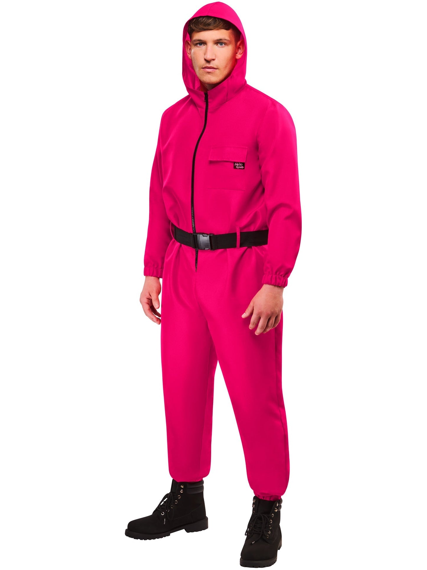 Officieel Squid Game Bewakerkostuum | Jumpsuit + Riem