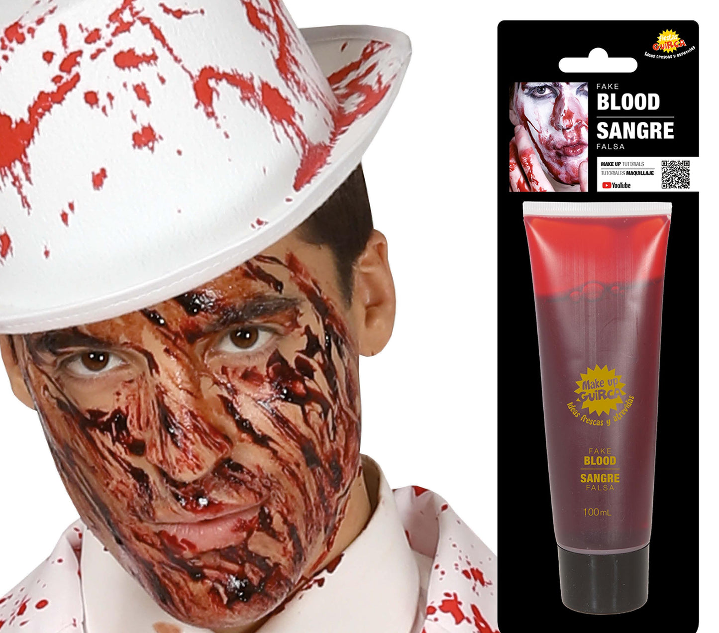Halloween Nepbloed 100 ml – Fake Blood – Horror Schmink & Kostuums