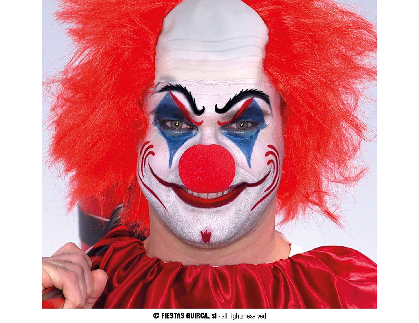 Killer Clown Schminkset met Clownsneus & Spons