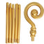 Sinterklaasstaf Goud 184 cm – Demontabele Sinterklaas Staf