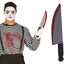 Bloody Knife 37 cm | Halloween Nepmes met Bloed Effect