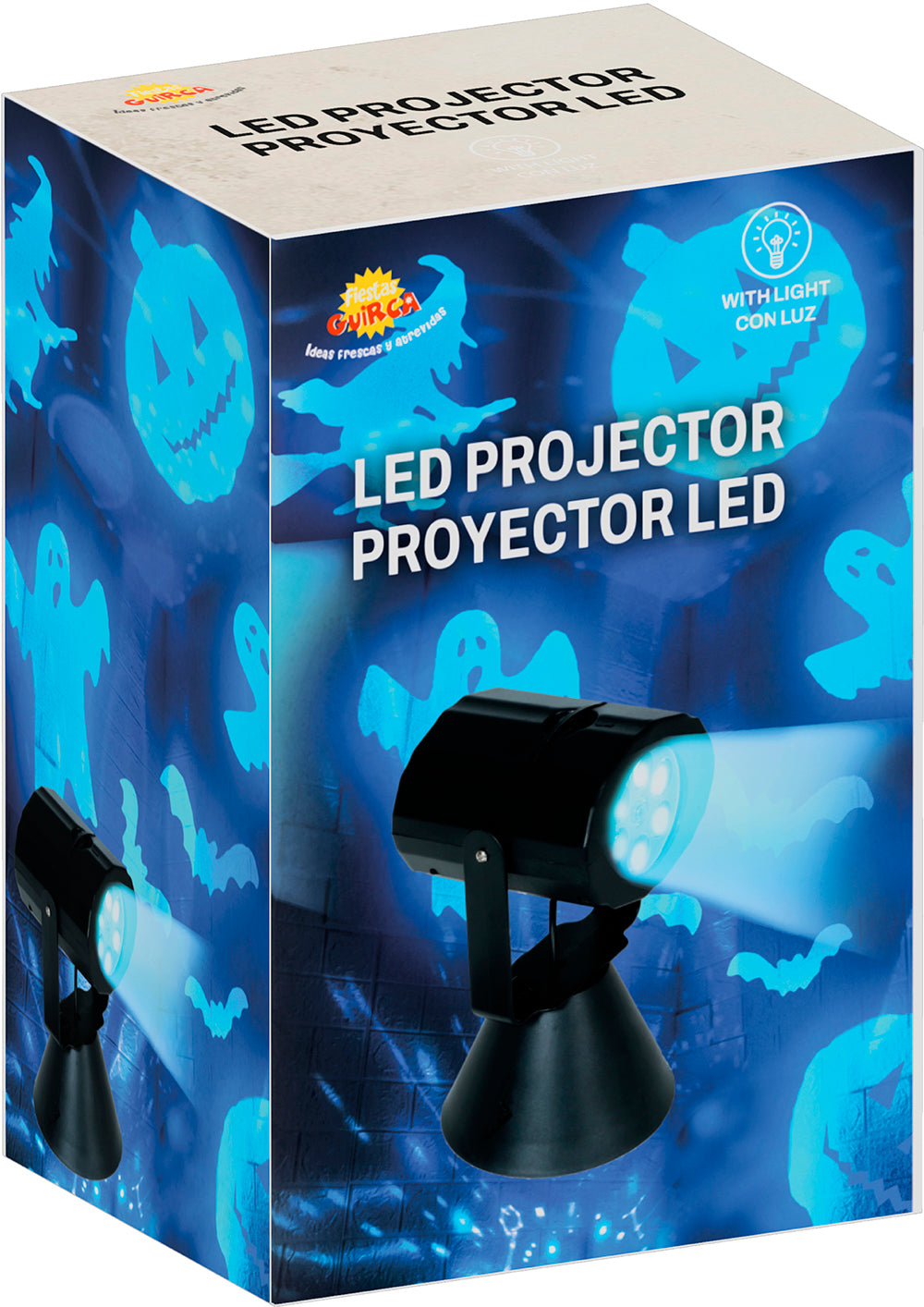 Halloween LED Projector 20 cm | Projecteer Griezelige Halloween Figuren