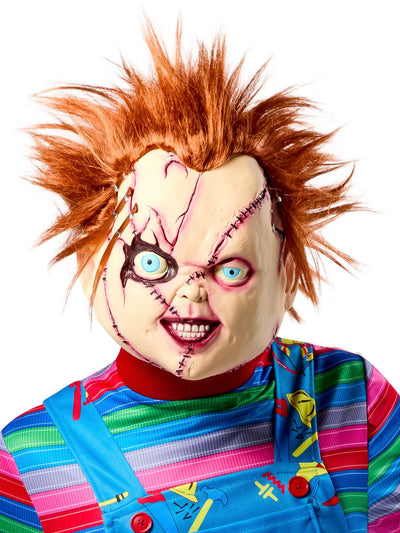Chucky Stitched Up 3/4 Masker | Horror Pop Masker | One Size