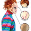 Chucky Stitched Up 3/4 Masker | Horror Pop Masker | One Size