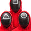 Kwartet Deal – Squid Game Bewakers + Front Man | 4-Persoons Kostuumset