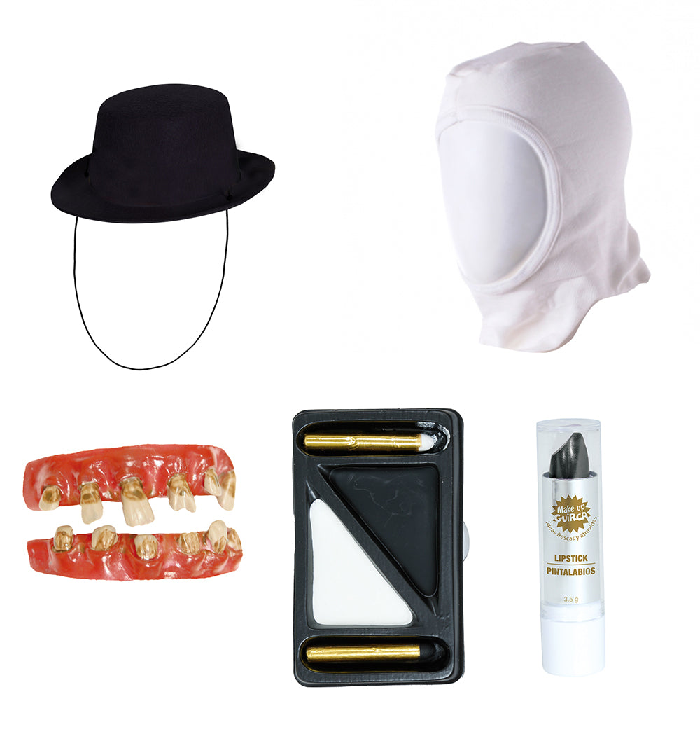 Terrifying Clown Set – 5-delig | Horror Clown Accessoires