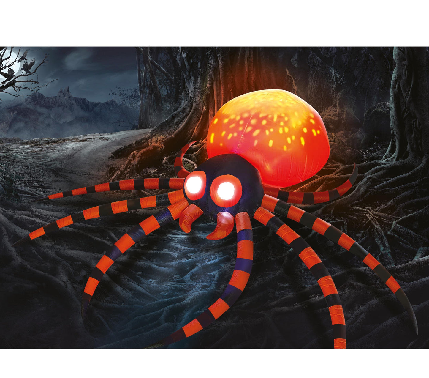 Opblaasbare Halloween Spin met Licht – 180 x 120 cm