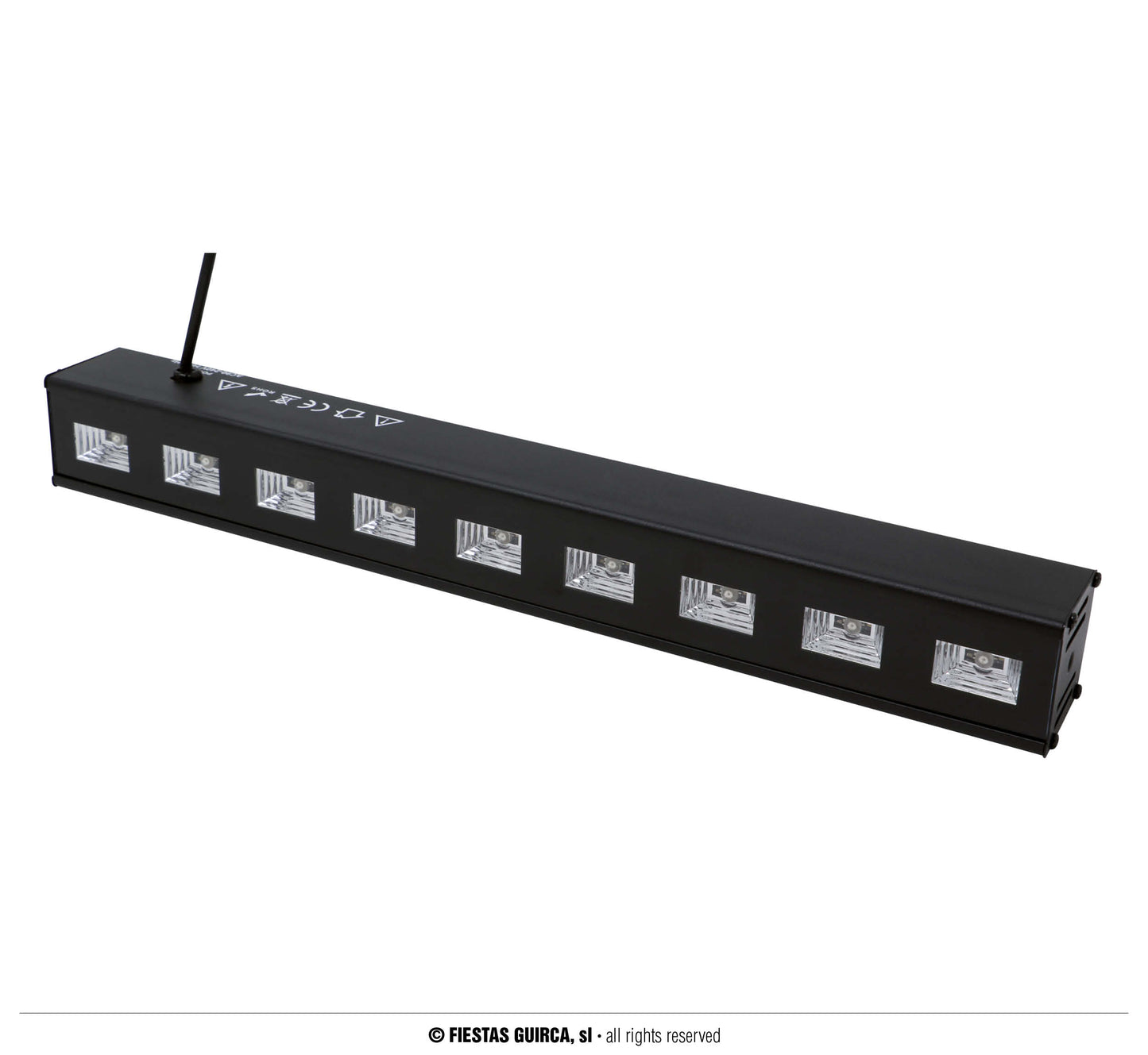 UV Blacklight 9 LED – 27W | UV Lamp voor Halloween & Feest
