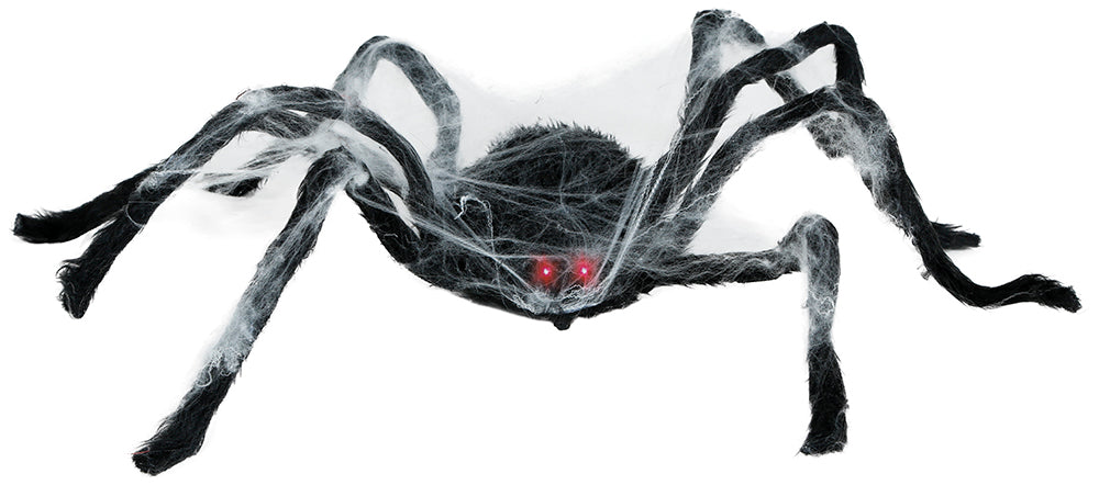 Lopende Halloween Spin – 80 cm - Met licht, geluid & bewegingssensor