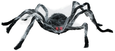 Lopende Halloween Spin – 80 cm - Met licht, geluid & bewegingssensor