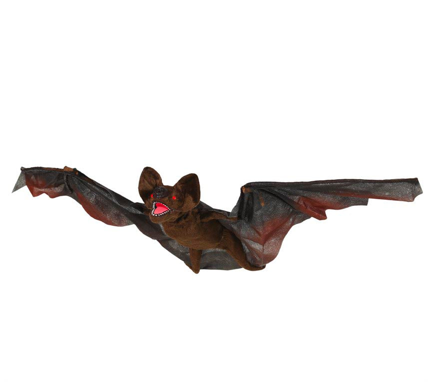 Halloween Vleermuis met Licht, Geluid & Beweging – 90 cm